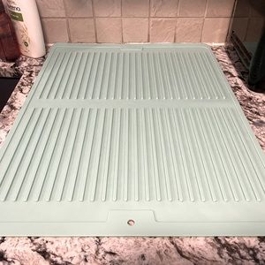 Gorilla Grip Silicone Dish Drying Mat, 18x24, Mint